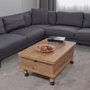 Hanah Home Nino - Mesa de Café Ajustable en Pino